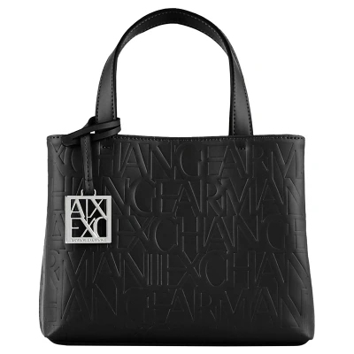 Afbeelding van Armani Exchange Small OPEN Womans Handtas, Dames, Maat: One Size, Nero/black