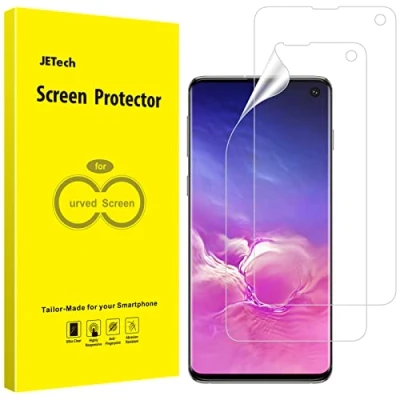 Afbeelding van JETech Schermbeschermer Compatibel met Samsung Galaxy S10, HD Duidelijkheid Flexible TPU Screen Protector, 2 stuks
