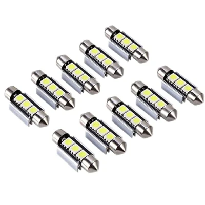 Afbeelding van PolarLander 10 stks 3SMD Canbus 36mm 5050 Led C5W Dome Lichten Kentekenplaatverlichting Sourcing Leeslampen Daklamp