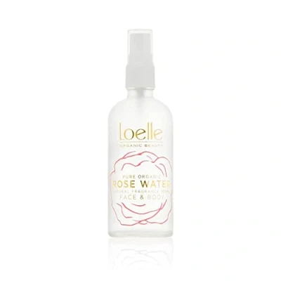 Afbeelding van Loelle 100% Pure and Organic Rose Water Face Toner for Sensitive, Combined Oily Skin Distilled Facial Cleansing Cooling Spray Made in Morocco 100ml