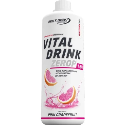 Afbeelding van Best Body Nutrition Low Carb Vital Drink 1000ml Pink Grapefruit