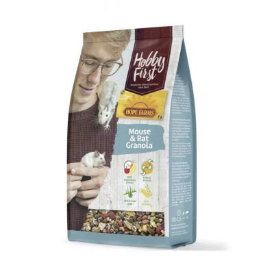 Afbeelding van 6x Hobby First Hope Farms Muis &amp; Rat Granola 800 gr