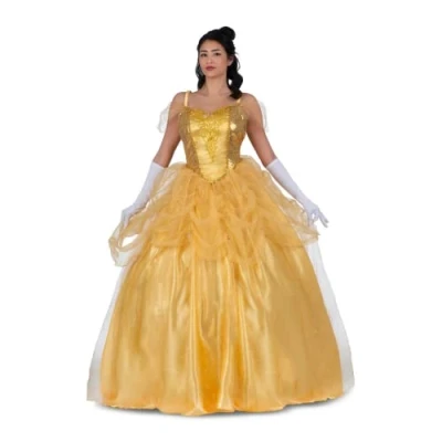 Afbeelding van Kostuums voor Volwassenen My Other Me Geel Prinses Belle (3 Onderdelen) Maat L