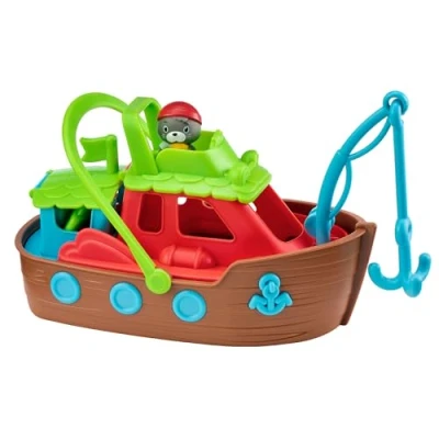 Afbeelding van Klorofil Badspeelgoed de Stapelboot voor kinderen Badspeeltjes 29 x 12 cm Meerkleurig