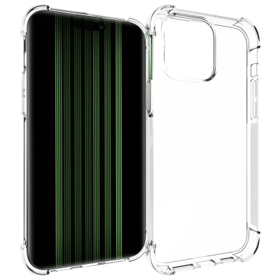Afbeelding van Apple iPhone 15 Pro Max Hoesje Siliconen en TPU (zacht) iMoshion Softcase/Backcover Transparant Telefoonhoesje