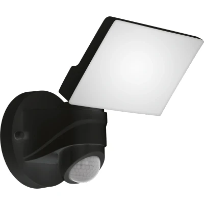Afbeelding van EGLOÂ PaginoÂ WandlampÂ VoorÂ buitenÂ Â MetÂ BewegingssensorÂ IP44Â Zwart