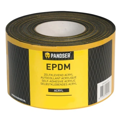 Afbeelding van Pandser EPDM Zelfklevend Acryl 10 cm x 20 meter 0.5 mm