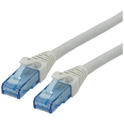 Afbeelding van Netwerkkabel Cat6a U/UTP 3 meter (100% koper, LSZH, Grijs)