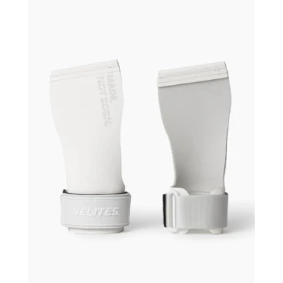Afbeelding van Velites All Terrain Sporthandschoenen 2,1 mm met kevlar vezel wit XL gebruik of zonder magnesium handvat op stangen, gewichten en ringen inclusief polsbeschermers ademende tas