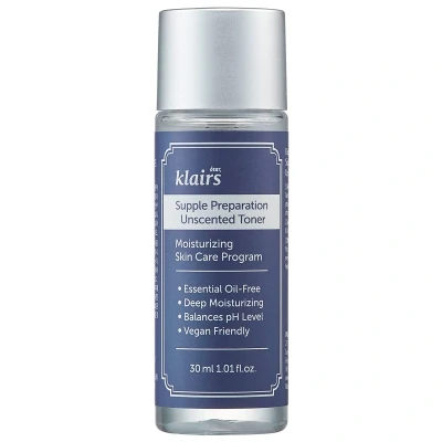 Afbeelding van Klairs Supple Preparation Unscented Toner (30 ml)