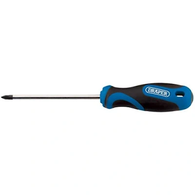 Afbeelding van Draper 48931 Zachte Grip Cross Slot Schroevendraaier, 75 mm Lemmet Lengte