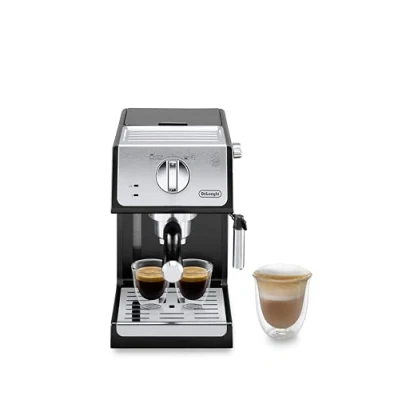 Afbeelding van DeLonghi Autentica ECP33.21.BK Vrijstaand Half automatisch Espressomachine 1.1l Zwart koffiezetapparaat