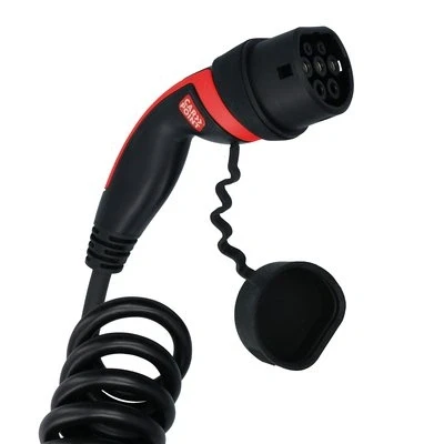 Afbeelding van Carpoint Spiraal Laadkabel Elektrische Auto type2 2 16A 3 fase 6 meter