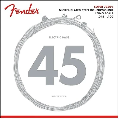 Afbeelding van Fender Strings Super 7250 ML 45 100 Snarenset voor 4 string basgitaar