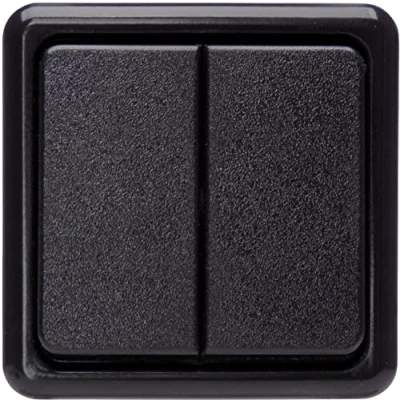 Afbeelding van KOPP Opbouwprogramma standaard, zwart, serieschakelaar, 10 A, 250 V, 513505005