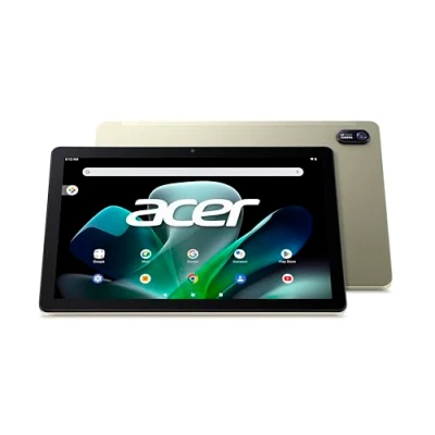 Afbeelding van Acer Iconia Tab M10 11, 10,1 inch WUXGA IPS touchscreen tablet met bumper case (MediaTek M8183C, 4GB RAM, 128GB SSD, Bluetooth, USB C, Wi Fi, MicroSD, Android 12), champagne metalen