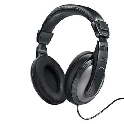Afbeelding van Hama Koptelefoon Shell Over Ear Lange Kabel (2 M) Zwart