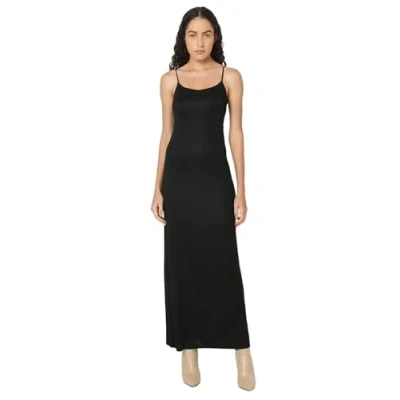 Afbeelding van VERO MODA VMKANVA Enkelglitter singlet Dress JRS, Zwart/Detail: zilver Lurex, S