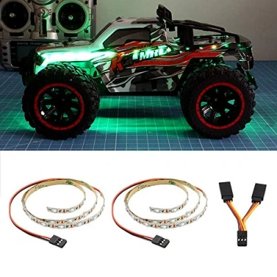 Afbeelding van LED lichtstrip voor RC auto&#039;s vliegtuig vaste vleugel vliegende drone model vrachtwagen (groente)