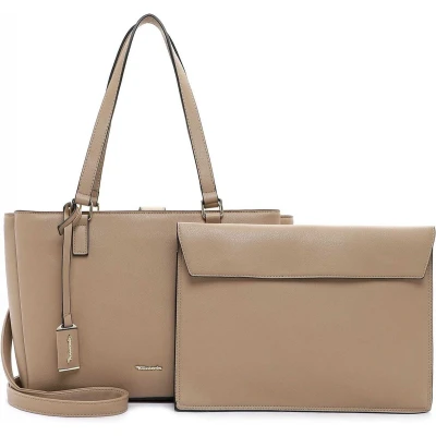 Afbeelding van Tamaris Schoudertas Josephine Shopper Taupe Lichtbruin