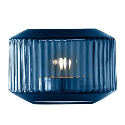 Afbeelding van Theelichthouder L.S.A. Rotunda met Theelicht Blue 7 cm