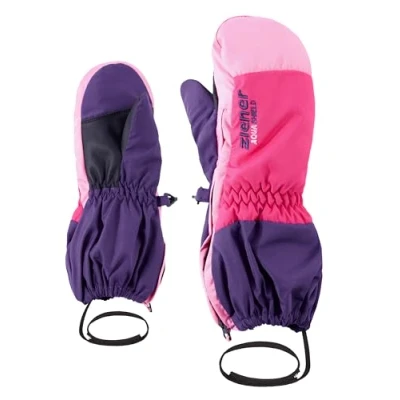 Afbeelding van Ziener LEVI skihandschoenen/wintersport waterdicht ademend, donkerpaars, 92 cm
