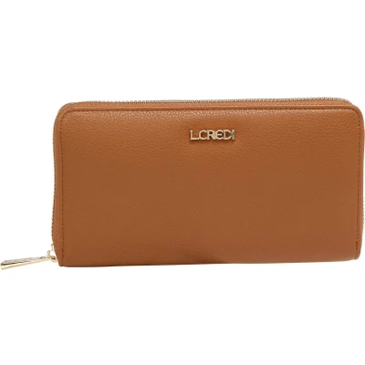 Afbeelding van L.CREDI Filippa Portemonnee, Dames, Maat: One Size, Cognac
