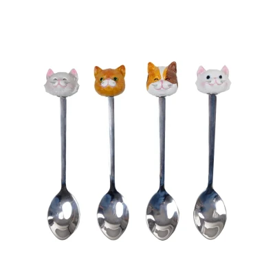 Afbeelding van Blond Amsterdam, Specials, Dier: set theelepels Cat