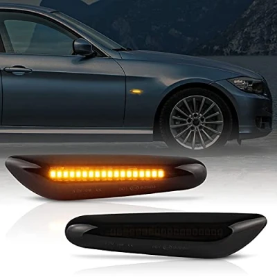 Afbeelding van Recambo Led zijknipperlichten geschikt voor BMW 1 serie E81, E82, E87, E88 zwart