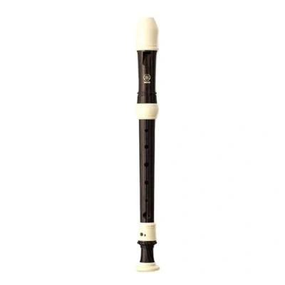 Afbeelding van Yamaha Recorder, Soprano, Duitse vingering, gesimuleerde ebony witte trim