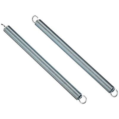 Afbeelding van Chapuis, Set van 2 spanveren met haken verzinkt staal, veren dubbele haak, spiraaltrekveren, draaddiameter 1,2 mm lengte 140