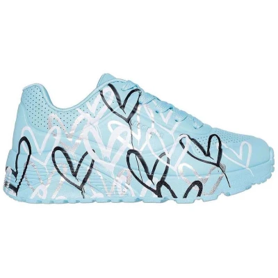 Afbeelding van Skechers UNO LITE Sneakers laag turquoise/multicoloured voor kinderen, Maat: 30, Turquoise/multi coloured Pu