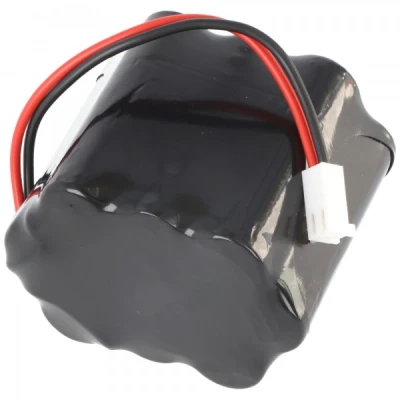 Afbeelding van Accupack NiMH 12V 2200mAh met 120mm kabel en stekker vervangt roma rolluiken 1500mAh