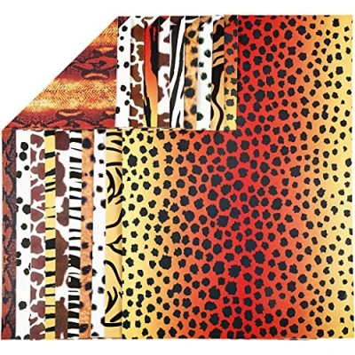 Afbeelding van Creotime diermotievenkarton 21 x 29,7 cm 10 stuks multicolor
