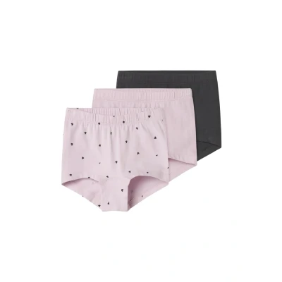 Afbeelding van Name it 3P Winsome Hearts NOOS Onderbroeken voor kinderen, Maat: 104, orchid