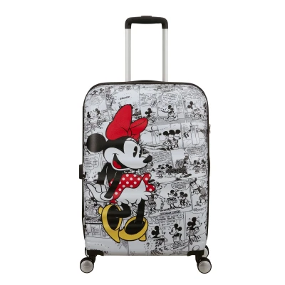 Afbeelding van American Tourister trolley Wavebreaker Disney 67 cm. wit