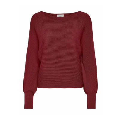 Afbeelding van ONLY Adaline LIFE LS Short NOOS Trui, Dames, Maat: Medium, Cabernet