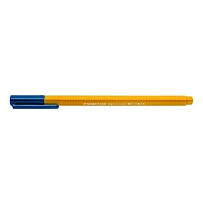 Afbeelding van STAEDTLER Viltstiften triplus color, goldocker, driekant, stabiele, indrukwekkende punt, lijnbreedte ca. 1 mm, kindvriendelijk, Made in Germany, 10 goldocker fibre tip pennen kartonnen etui, 323 16