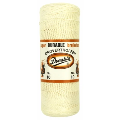 Afbeelding van Brei en Haakgaren Ecru 100 gram Merk Durable Geschikt voor Haaknaalden 2.0 2.5