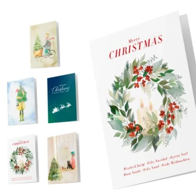 Afbeelding van Unicef UPK10XR379 kerstkaarten, december, 10 stuks