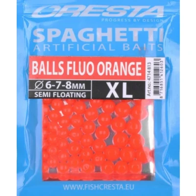 Afbeelding van Cresta Spaghetti Balls Xlarge (6 7 8mm) Kleur : Orange