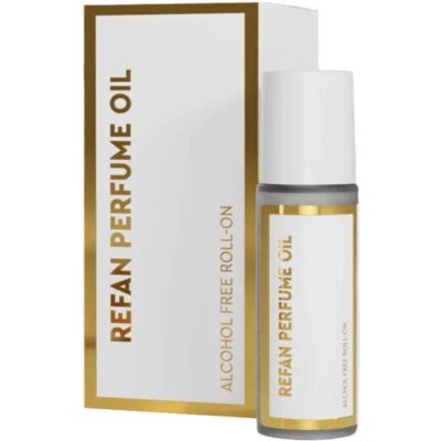 Afbeelding van Refan heerlijke olie geur roll on Jasmijn cacao muskus 350 lang blijvend sterke geuren geen irritatie 10ml
