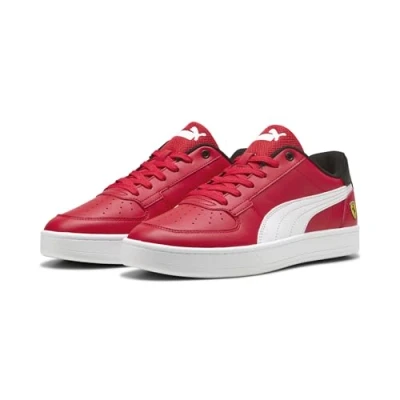 Afbeelding van Puma Scuderia Ferrari Caven 2.0 Sneakers laag, Maat: 47, Rosso corsa white Kunststof/ textiel