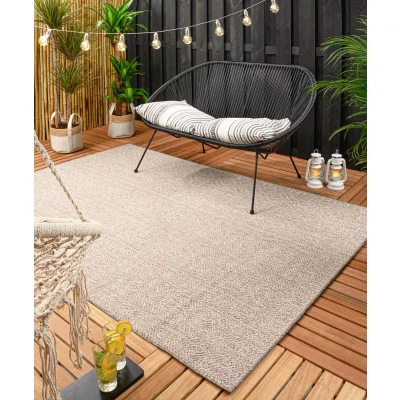 Afbeelding van Buitenkleed Aztec Dreams Oudroze 66x230 Cm