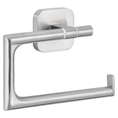 Afbeelding van tesa® Esteetic toiletrolhouder, zelfklevend, roestvrijstalen uiterlijk, 44 mm x 132 99