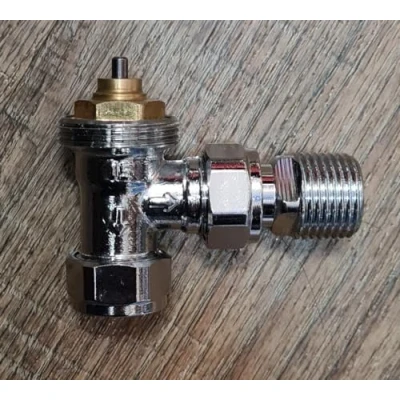 Afbeelding van Thermostatische Radiatorklep Hoekig TRV lichaam ALLEEN geen kop S1 TC TRVBODY
