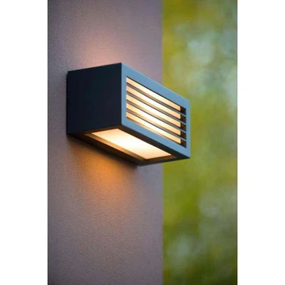 Afbeelding van Lucide DIMO Wandlamp Buiten 1xE27 IP54 Antraciet
