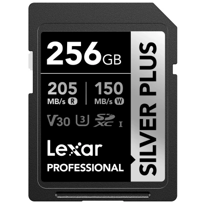 Afbeelding van Lexar SD Silver Plus UHS 1 256GB V30