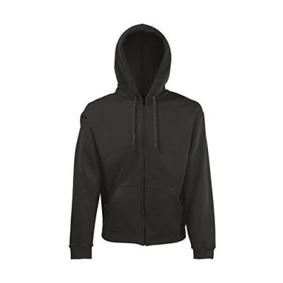 Afbeelding van Fruit of the Loom Sweatjack met capuchon, grafietgrijs, L