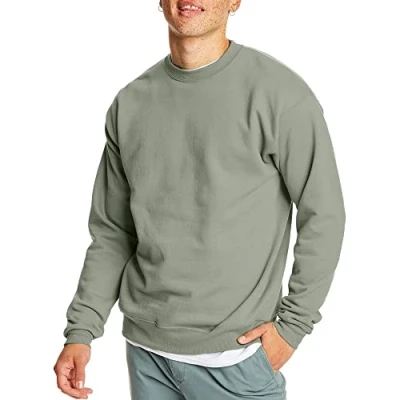Afbeelding van Hanes Sweatshirt voor heren, 1 stuks, stonewashed green verpakking, XL